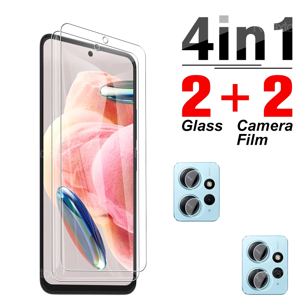 샤오미 레드미 노트 12 4G 5G 스크린 강화 유리 방폭 필름, 레드미 노트 13 프로 보호 유리 필름 2024, 8 인 1