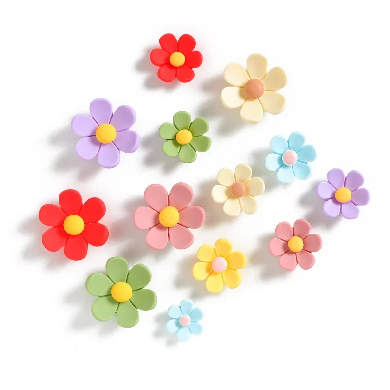 10pcs DIY cream glue flower patch resin accessories handmade mobile phone case hair clip refrigerator patch accessories material