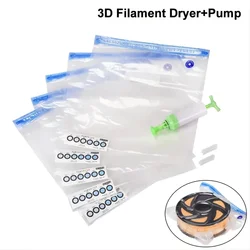 3D Filament Dryer Storage Vacuum Sealing Bags And Pump Keep Filament Dry Humidity Resistant For 1KG PLA PETG TPU 3D Printer Part