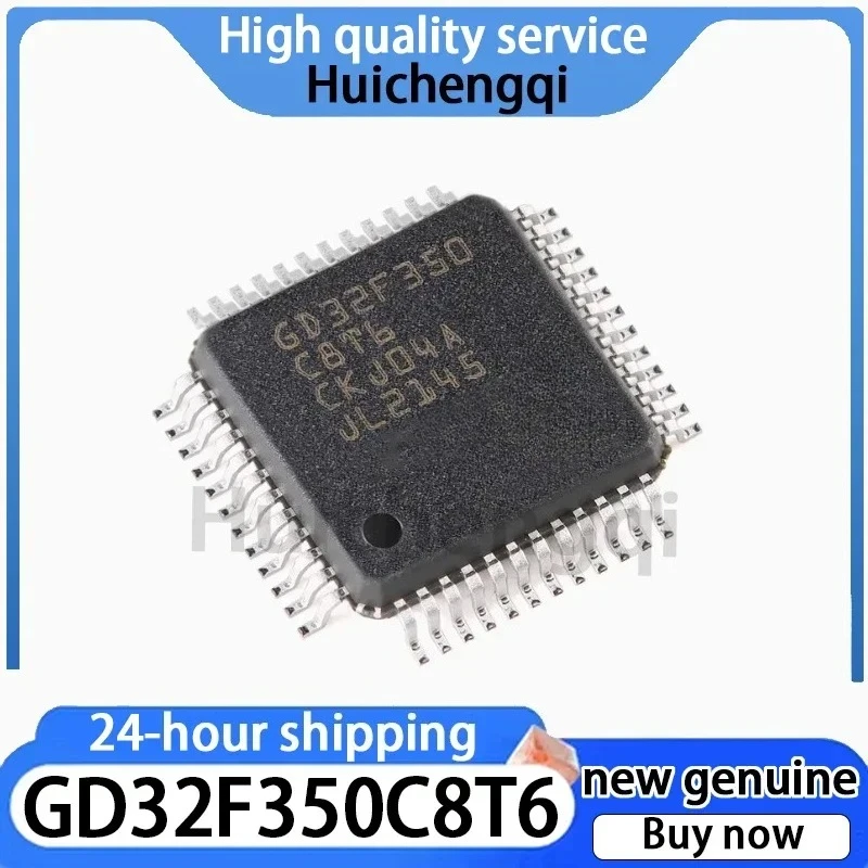 2PCS GD32F350C8T6 LQFP-48 32-bit Microcontroller MCU Chip