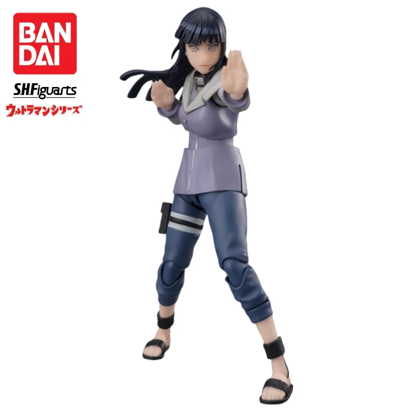 

В наличии Bandai S H Figuarts, оригинальная модель куклы Наруто Хьюга Хината, новая фигурка в штучной упаковке, аниме-фигурка
