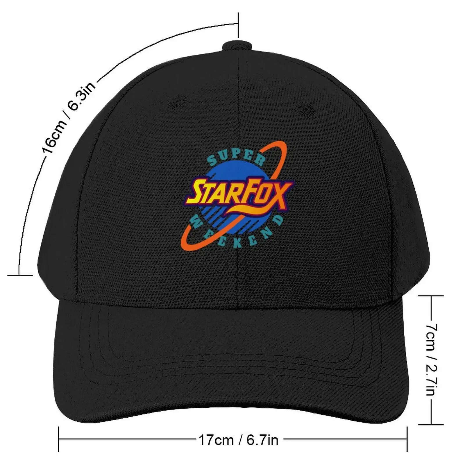 StarFox Super Weekend Baseball Cap hard hat Sunhat Male Women's