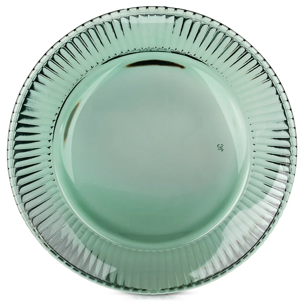 Groene VERDE 20,5 cm glazen dessertbord