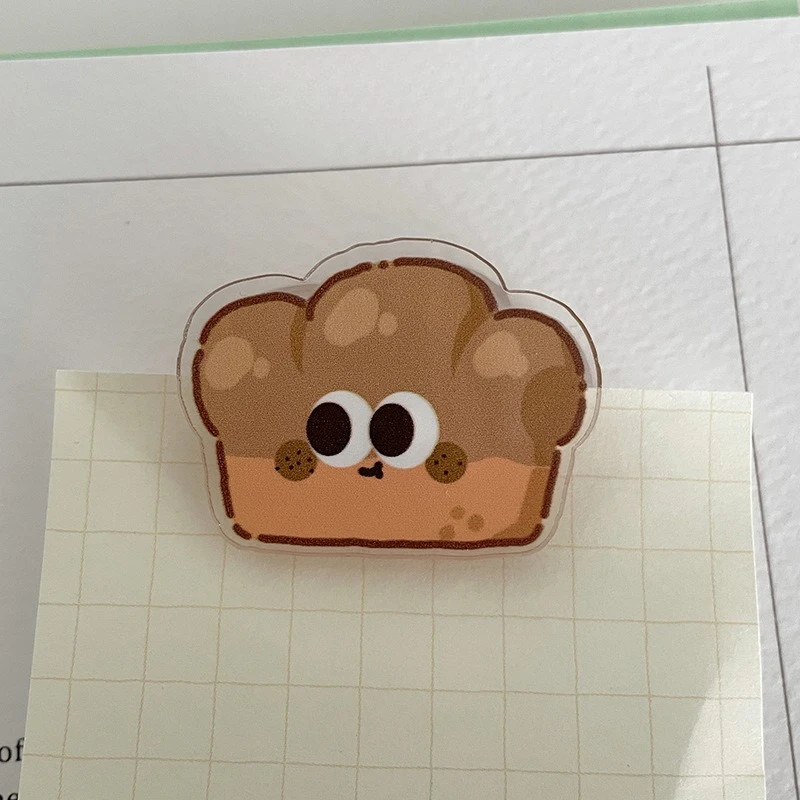 Ins Bread Cartoon Decoration Gift Sealing Clip Pp Clip Cute Sealing Clip Practical Household Good Things