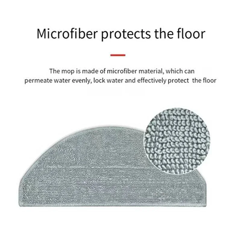 【Berserk】Набор тканевых подушечек для швабры для Xiaomi S20 E12 E10 B112, запасные части для пылесоса, запасные части для ткани для швабры