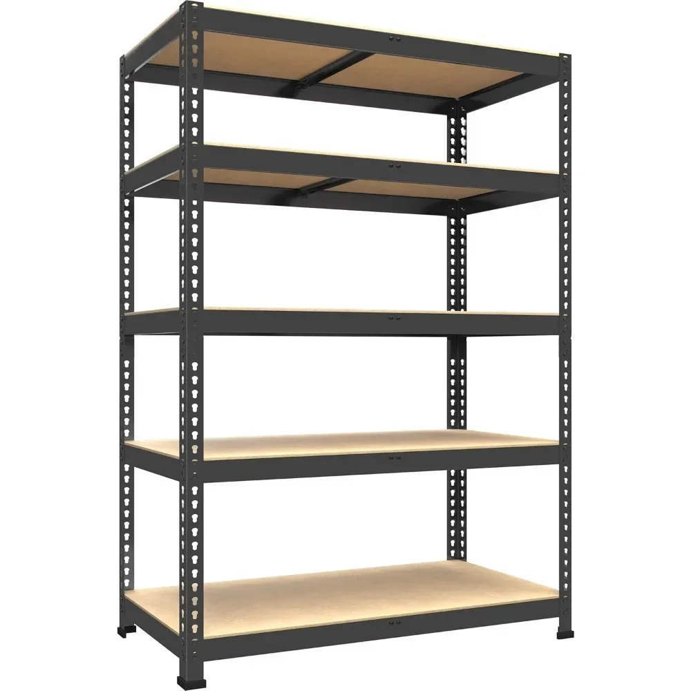 Heavy Duty Storage Shelves - 5 Tier 35.5