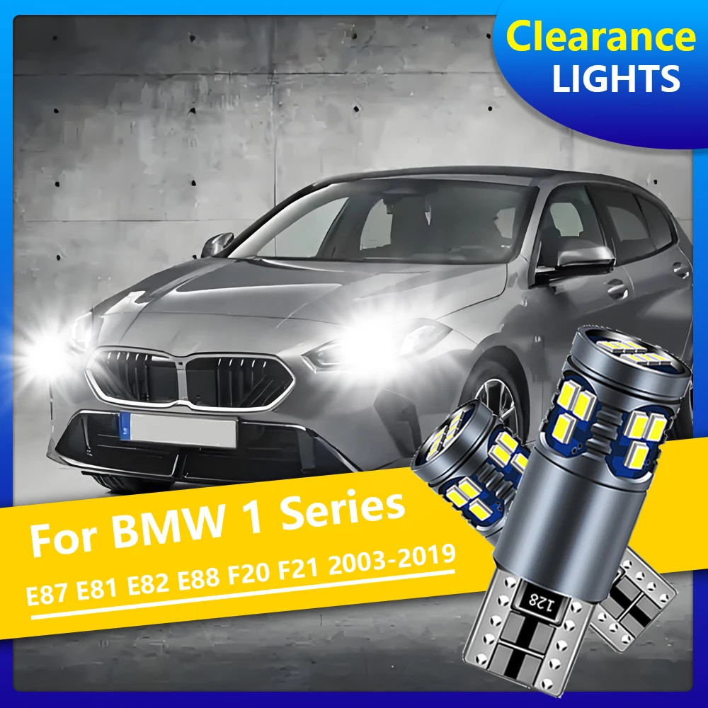 

Супер яркий автомобильный светодиодный габаритный фонарь T10 Canbus без ошибок, светодиодные лампы для BMW 1 серии E87 E81 E82 E88 F20 F21 2003-2019