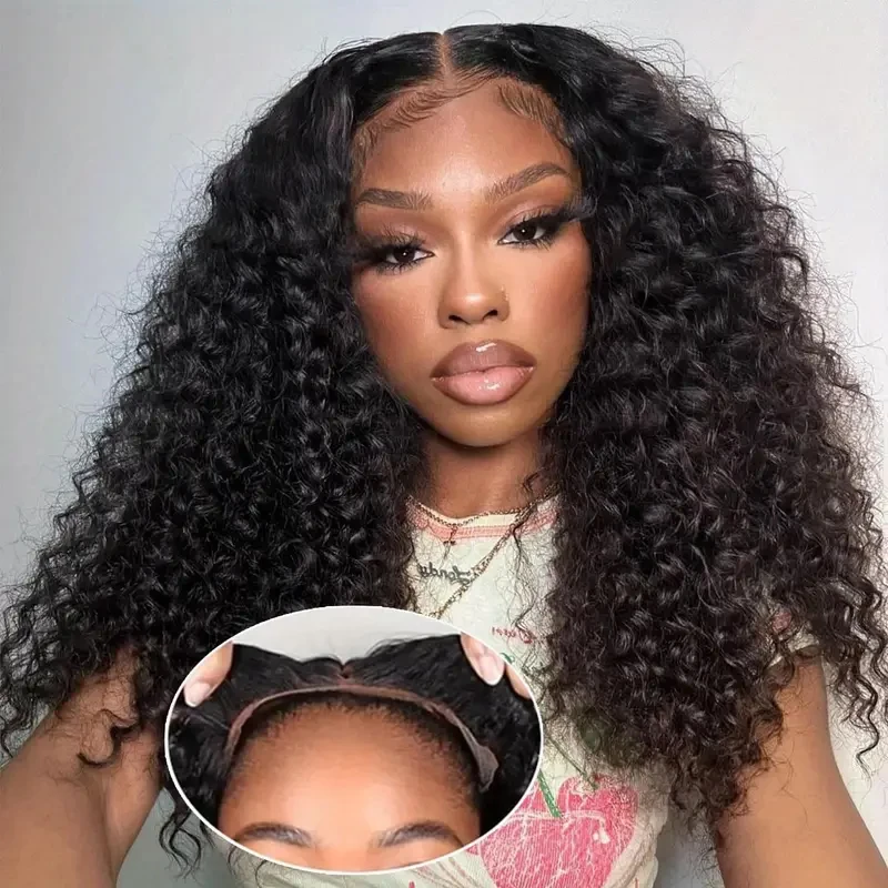 250% الكثافة 13x6 Hd شفاف فضفاض موجة عميقة الدانتيل الباروكة الأمامية البرازيلي 18 42 بوصة 13x4 360 مجعد الدانتيل الجبهة الباروكات للنساء