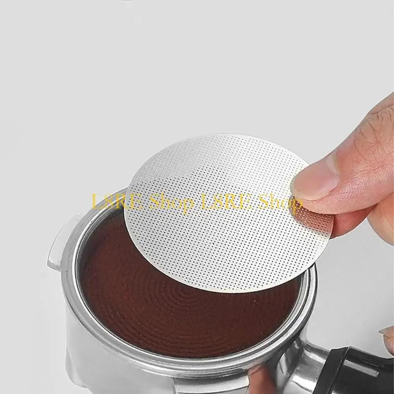 L8RE من الفولاذ المقاوم للصدأ فلتر مرشح لوحة قرص فلتر القهوة لمقبض إسبرسو #3