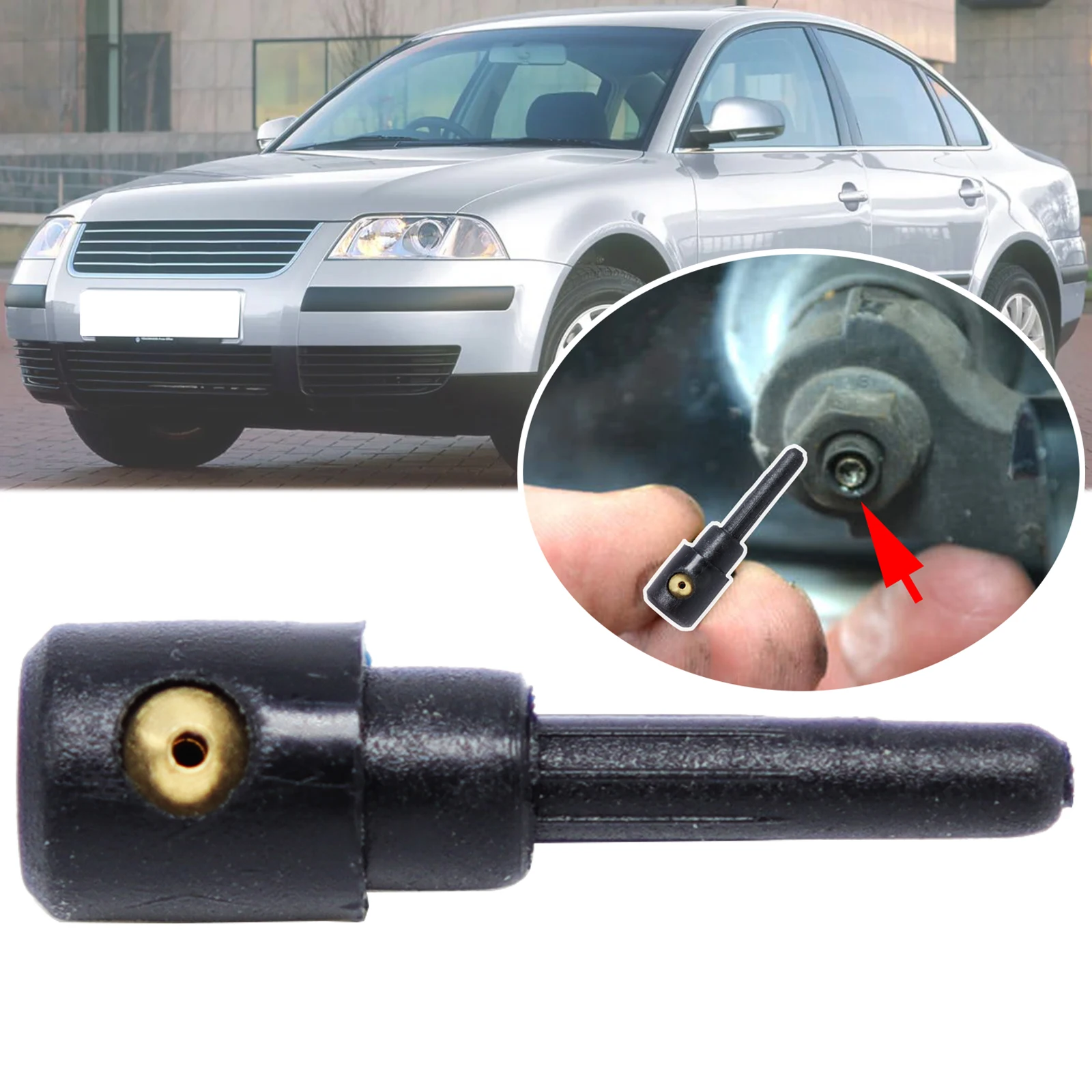 Car Rear Windshield Washer Water Jet Wiper Nozzle For VW Passat B5 B5.5 1997 - 2000 2001 2002 2003 2004 2005 Accessories