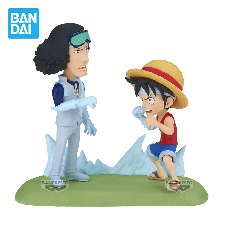 Original Banpresto One Piece Anime Figurines WCF Monkey D Luffy VS Kuzan PVC Action Figures Collectible Model Toys