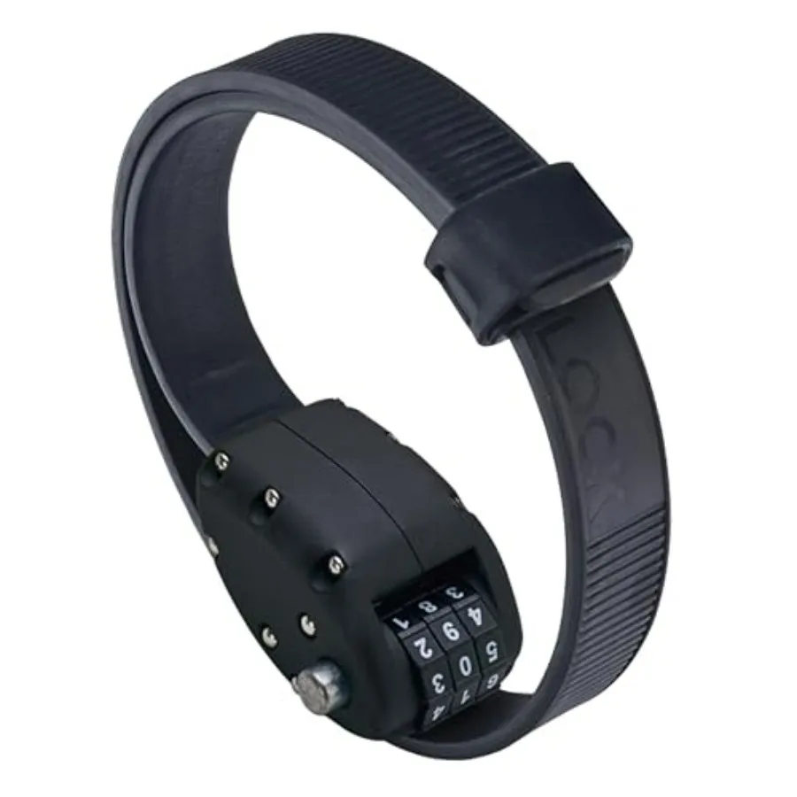 

Замок Cinch Lock - Легкий компактный противоугонный комбинированный замок для велосипеда, быстросъемный, аксессуар для велосипеда, черный, 18 дюймов