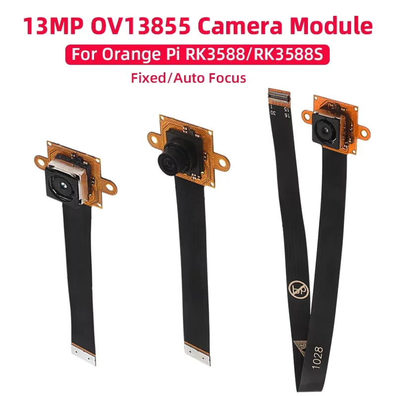 OV13855 Camera Module 13MP 80°/120° Auto Focus/Fixed Focus and Short Style/Long Style Optional for Orange Pi