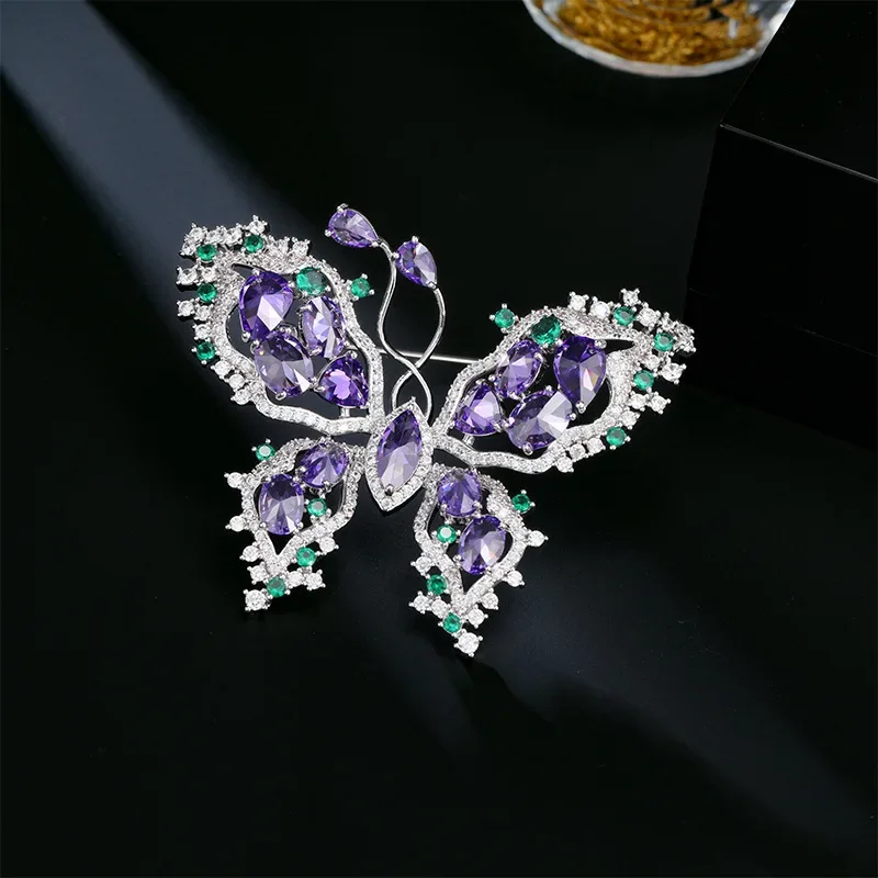 Корсаж с насекомыми, атмосферные универсальные изысканные аксессуары для одежды