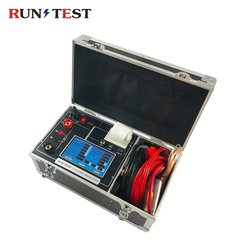 High Quality Micro-Ohm Meter 100A Contact Resistance Digital Switch Loop Resistance Tester with good price