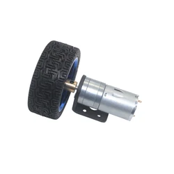 6V DC Geared Motors Hobby RC Vehicle Gear Motors Robot Parts 65mm Wheel Kit 12RPM to 1360 RPM Gearmotors For Robot Toy Car