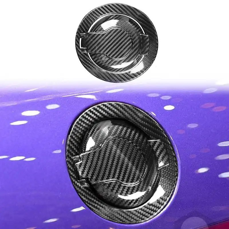 

Сухая крышка топливного бака из углеродного волокна, накладка на крышку газового заливки для Dodge Challenger 2009-2020 гг.