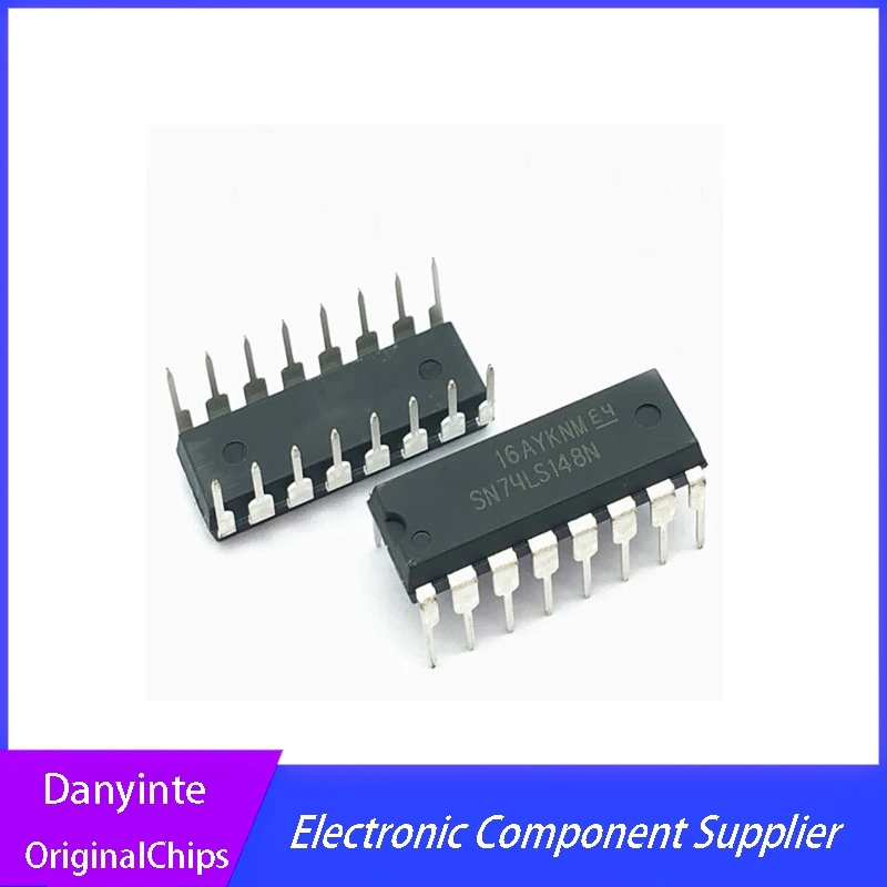 New  10Pcs/50Pcs/100Pcs 74LS148 SN74LS148N directly inserted dip-16 package decoder/repeater HD74LS148P