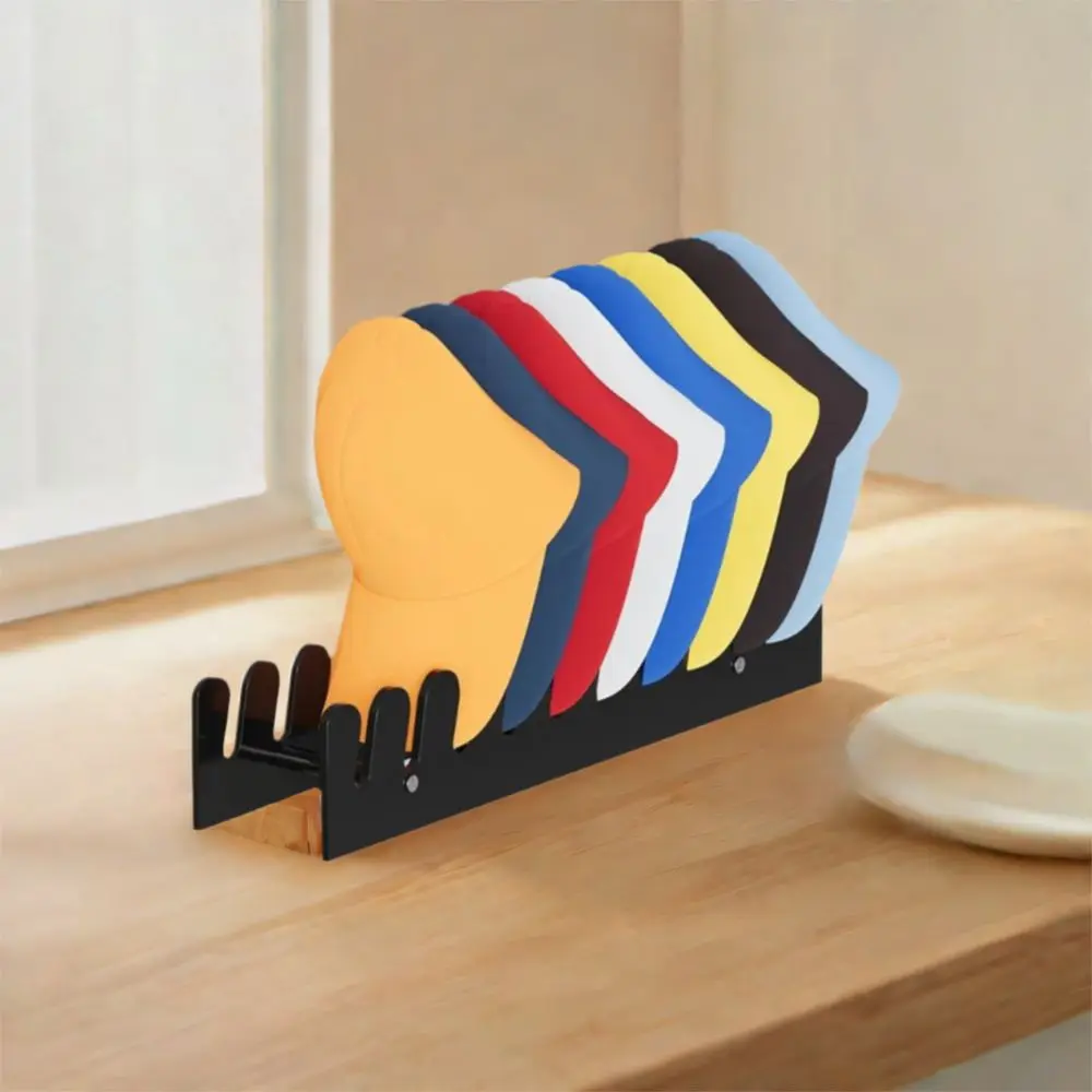 Acrylic Baseball Cap Display Rack 10 Caps Multifunction Hat Stand for Baseball Caps Save Space Smooth and Rounded Edges