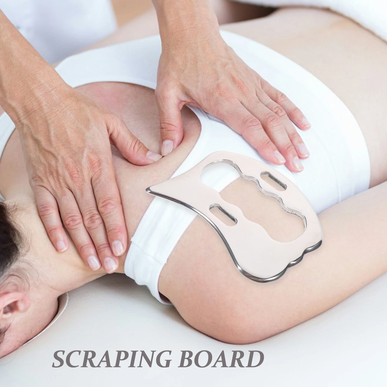 

Guasha Massage Scraper Tool Massager Board Scraping Stainless Steel