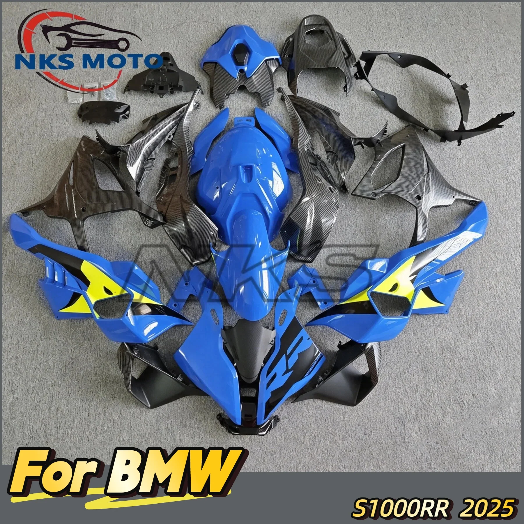 Carbon Fiber Paint Fender Side Panels Motorcycle Fairing Kits For BMW S1000RR 2023 2024 2025 2026 Motor Modified Accessories
