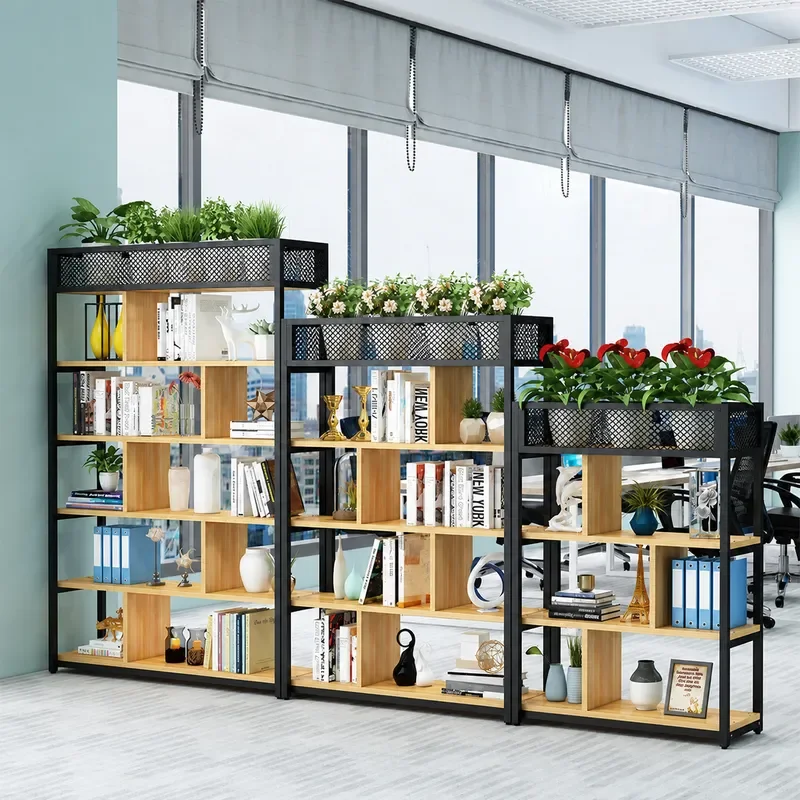 Office Partition Rack Restaurant Fence Card Seat Decoration Green Plant Short Divider Flower Stand Entrance Display Shelf