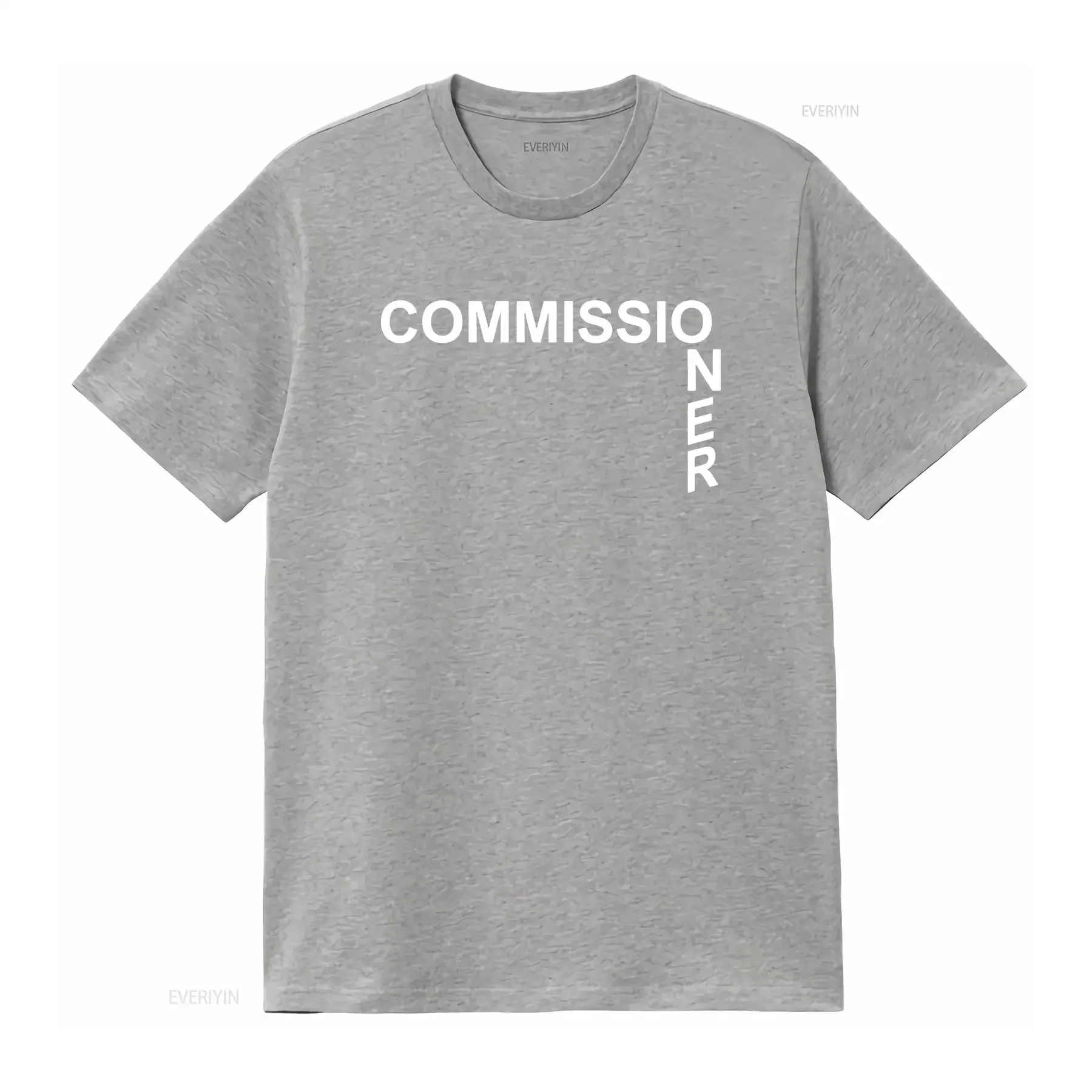 تي شيرت ميك فولي كومشنر للكبار عتيق مغسول ومريح وممتد للجنسين ملابس ناعمة مصممة للارتداء اليومي