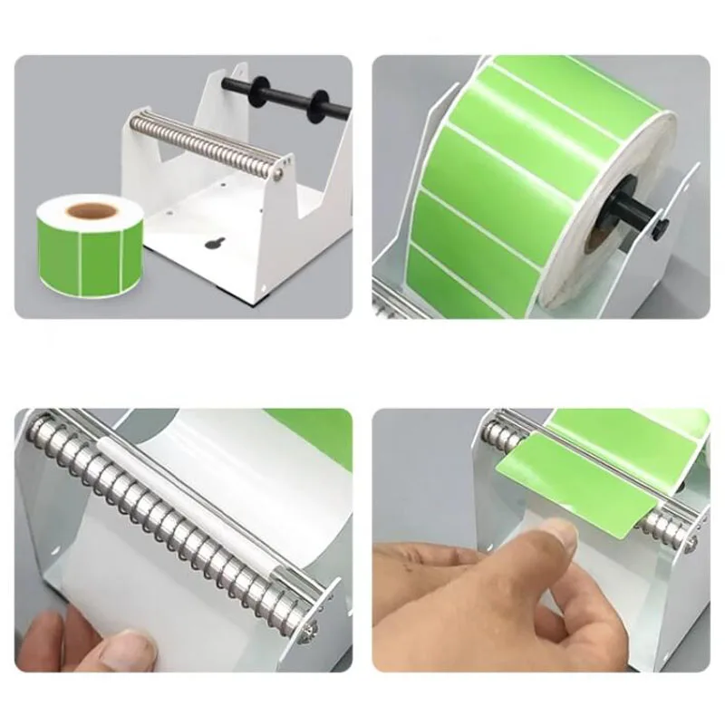 1PC Manual Label Dispenser 10‑120mm Width Barcode Sticker Separator Peeling Machine for Packing Use