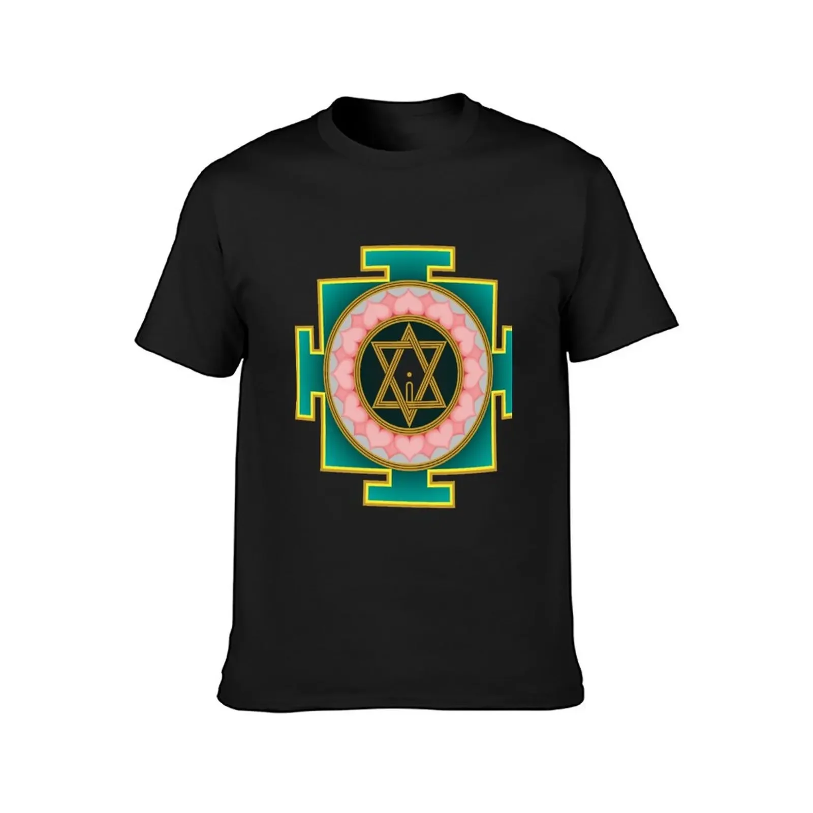 Tripur Sundari Yantra T-Shirt anime stuff sweat basketball graphic tees anime tshirt tee shirts for men