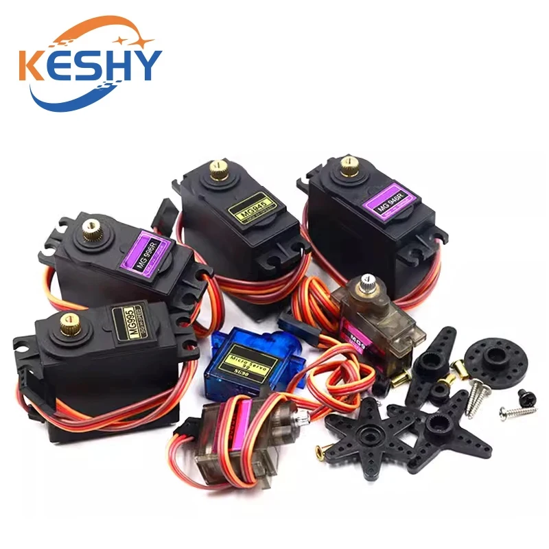 

SG90 MG90S MG945 MG995 MG996 Servo Metal Gear for Model Helicopter Boat For Arduino UNO DIY Mechanical Arm MG946R MG945R MG996R