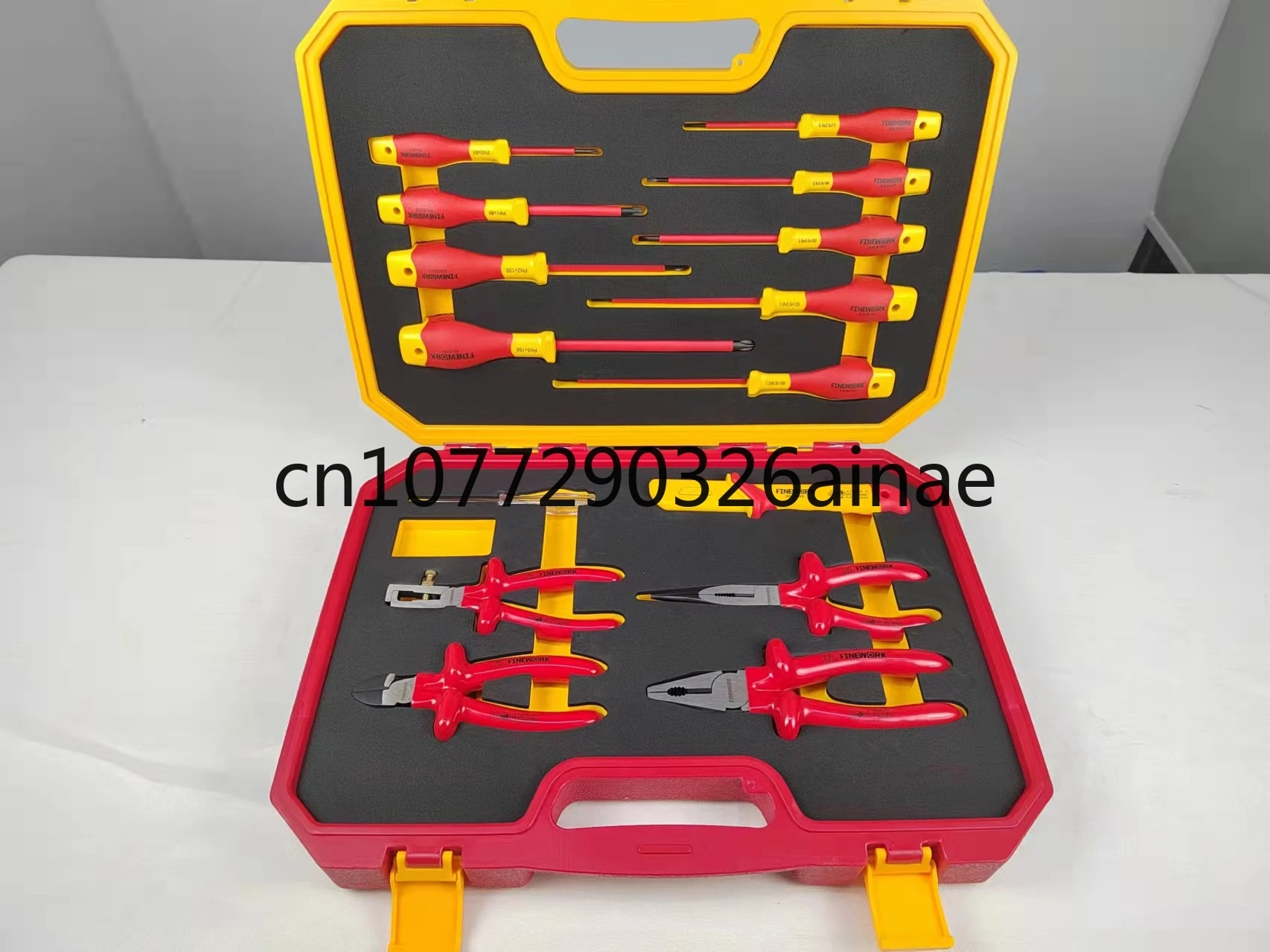 99LB001 15PCS Pliers Screwdrivers 1000V Hand Insulated Vde Tools Set