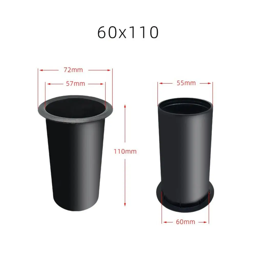 Speaker Vent Accessories Plastic Bass Reflex Tube Black DIY Speaker Pilot Hole Outlet Bass Tube