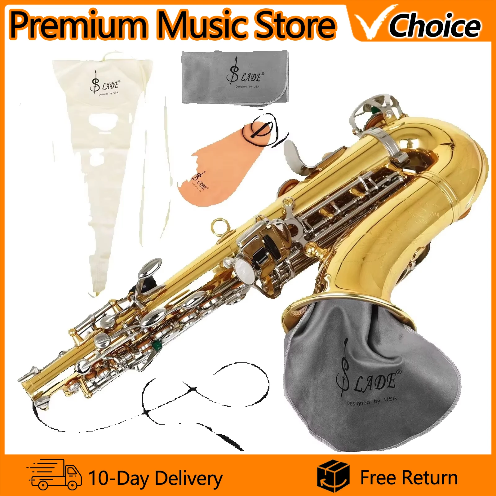 Musical Instrument Ending In A - SLADE Saxophone Cleaning Wipes Sets Knitted
