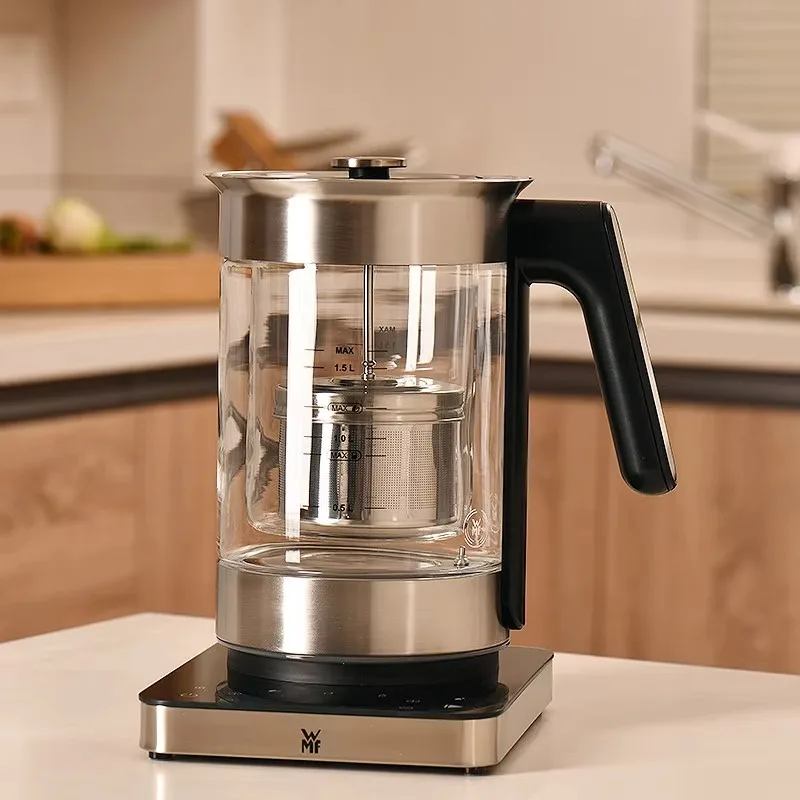 German Glass Multi-function Aurora Touch Control Electric Teapot Health Pot Kettle