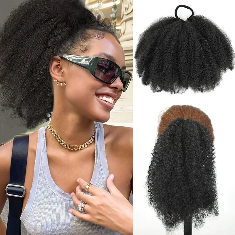 25 Inch Curly Wig with Elastic Headband, Perfect for Short Hair and Styling African Curly Long Hair Extensions Synthetic