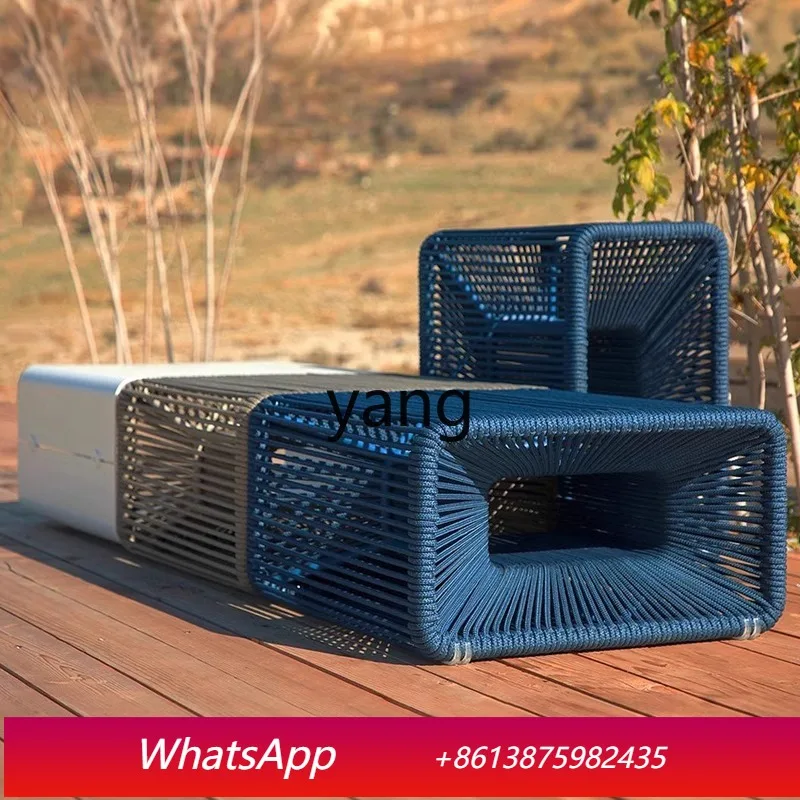 

LTT outdoor rattan sofa villa courtyard balcony rattan table and chairs hotel bed and breakfast furniture