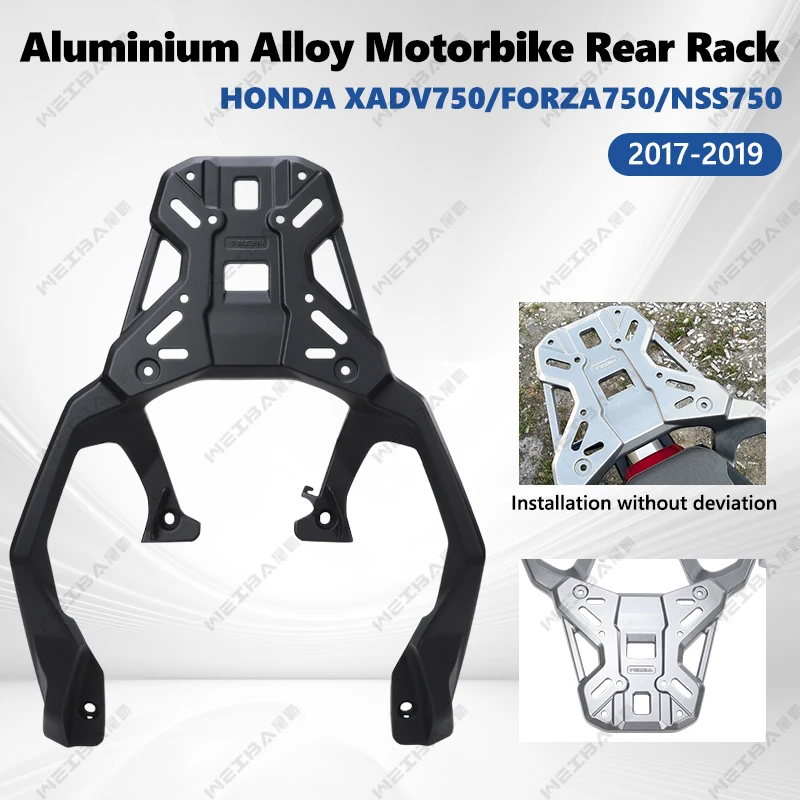 

Motorcycle Rear Luggage Rack for HONDA XADV750 FORZA750 NSS750 2017-2019 2021-2025,Storage Box Support,WEIBA Cargo Luggage Rack