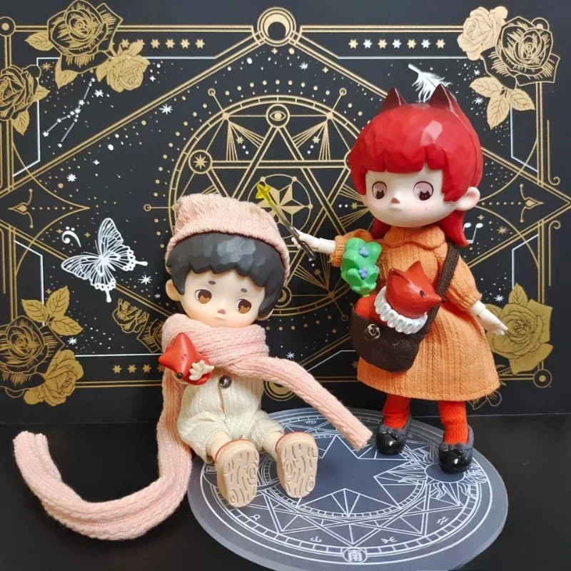 

Набор игрушек-сюрпризов (слепая коробка) «Маленький художник и маленькая ведьма» (серия Ob11, 1/12 BJD), декоративные игрушки, оригинальный подарок на день рождения