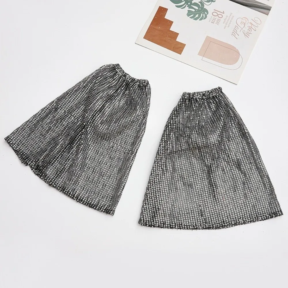 ใหม่Sequinsขาอุ่นระยิบระยับชุดขาแขนPunk Hip Hop ElegantแขนParty Deco