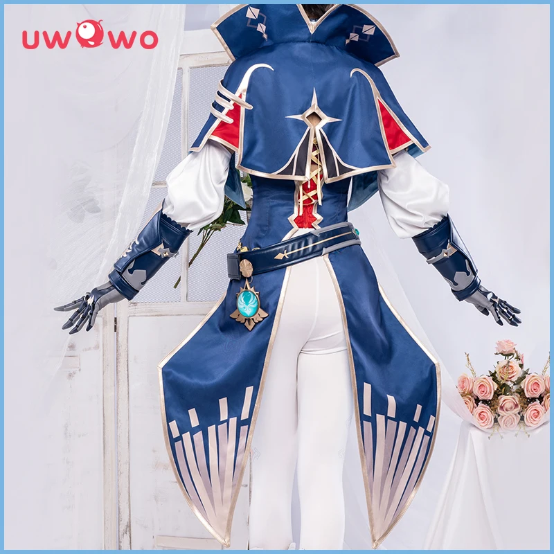 Último lote UWOWO Jean Cosplay Genshin Impact disfraz de Carnaval de Halloween para mujer, traje de juego de rol