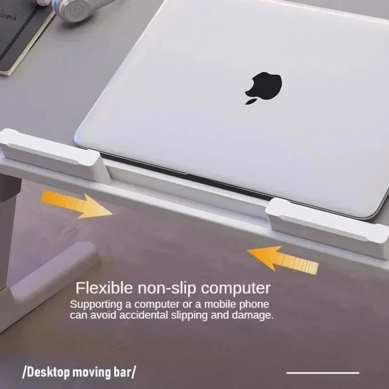 Desk with Drawer for Working Gaming Foldable Lift Laptop Desk for Bed with Radiator Adjustable Stand Lap Table Breakfast Tray