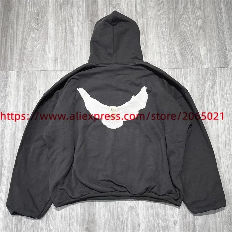 Double Layered YZY DOVE Pullover For Men Women 1:1 Top Quality Kanye West Oversized Hoodie