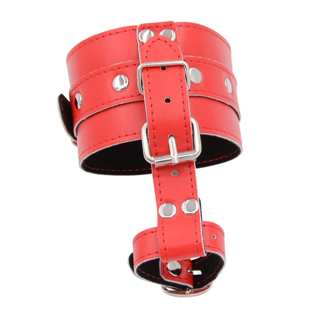 Bdsm القيود مجموعة ألعاب الجنس من SM الرقيق الوثن أصفاد جلدية الإبهام أصابع عبودية الكفة ل 18 + لوازم الملحقات الغريبة #6