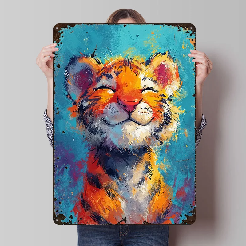 Blissful Tiger Cub …