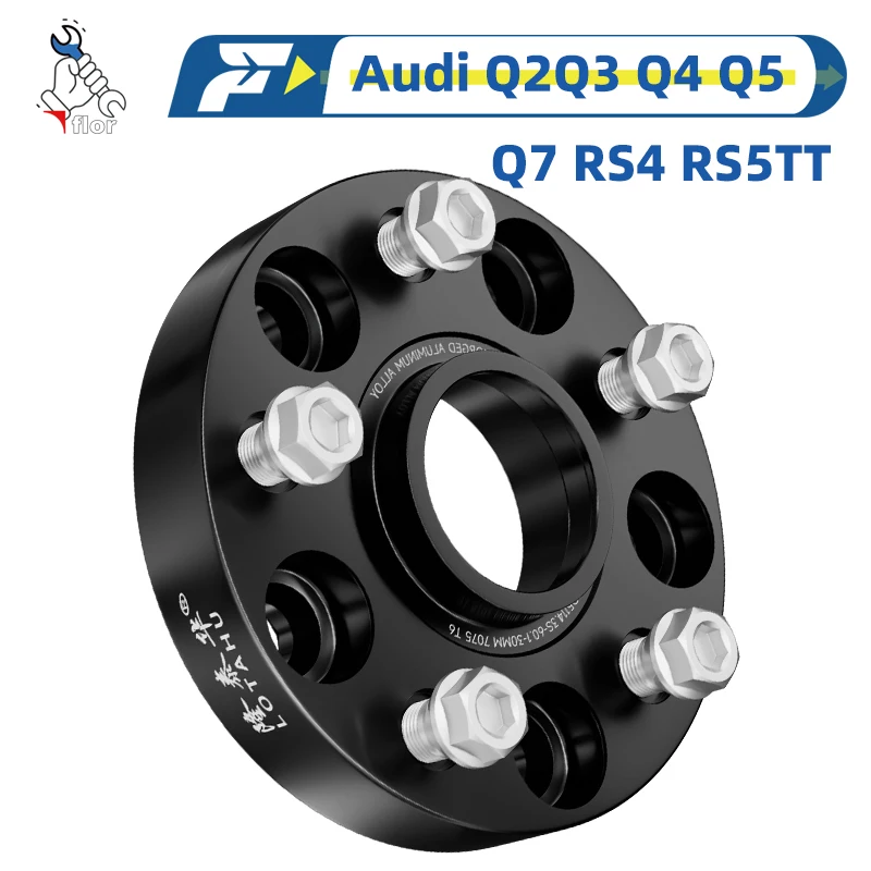 For Audi A1 A3 A4L A5 A6 A7 A8 Q2 Q3 Q4 Q5 Q7 RS4 RS5TT Wheel Hub Flange Plate Wheel Spacers Hub widened Adapter Kit