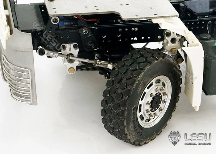 RC 1/14 LESU Lenkservo-Teile für Tamiya Hydraulikbagger Lader Muldenkipper für SCANIA MAN VOLVO Anhänger Kipper DIY-Teile – Detail 3