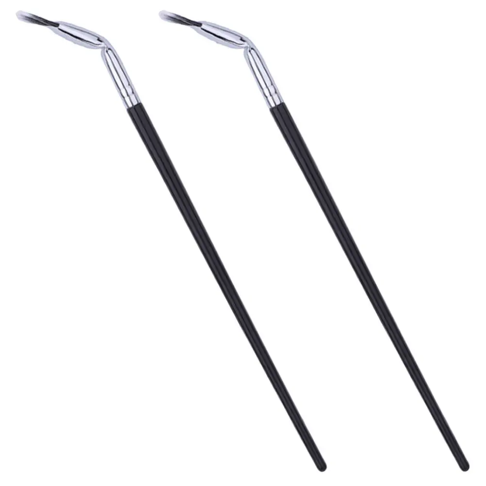 2pcs Angled Mascara Brush for Eyelashes & Eyebrows – Fan-Shaped Lash Comb for Lamination