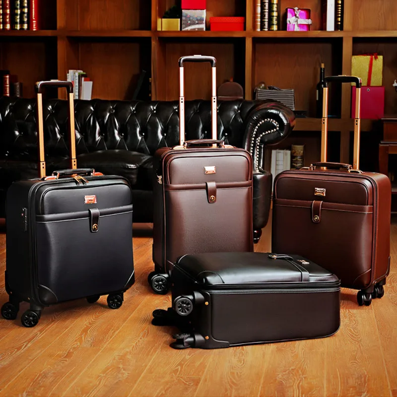 Luggage Suitcase 20-Inch Trolley Travel Password Suitcase Business Boarding Bag Convertible Duffle Garment Luggage