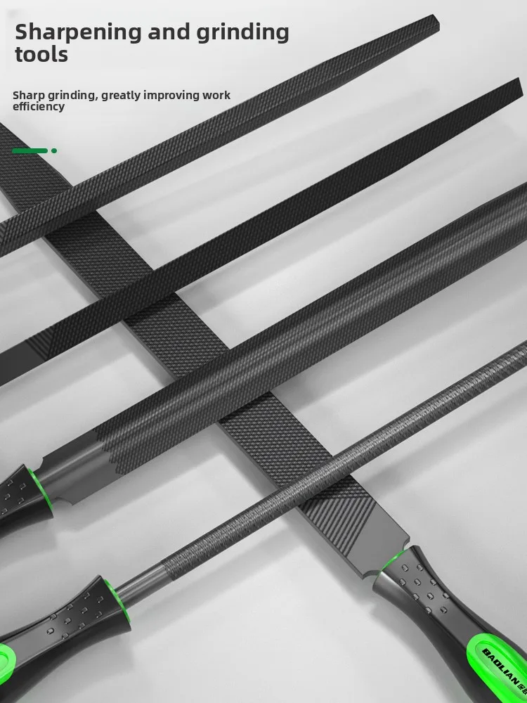 File Grinding Tool, High-strength Steel Triangle File, Semi-circular File, Small Chisel Pliers Worker