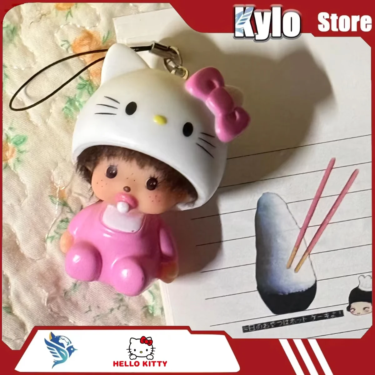 

Кукла-фигурка Hello Kitty: любимая анимационная мультяшная фигурка, милые модные игрушки, сувениры по мотивам анимации, подарок-сюрприз